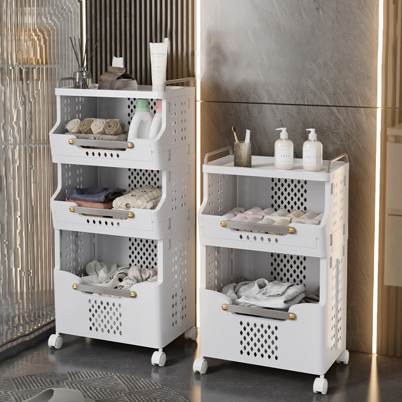 Laundry basket Large capacity foldable laundry basket storage basket Household bathroom storage rack Laundry basket wall hanging