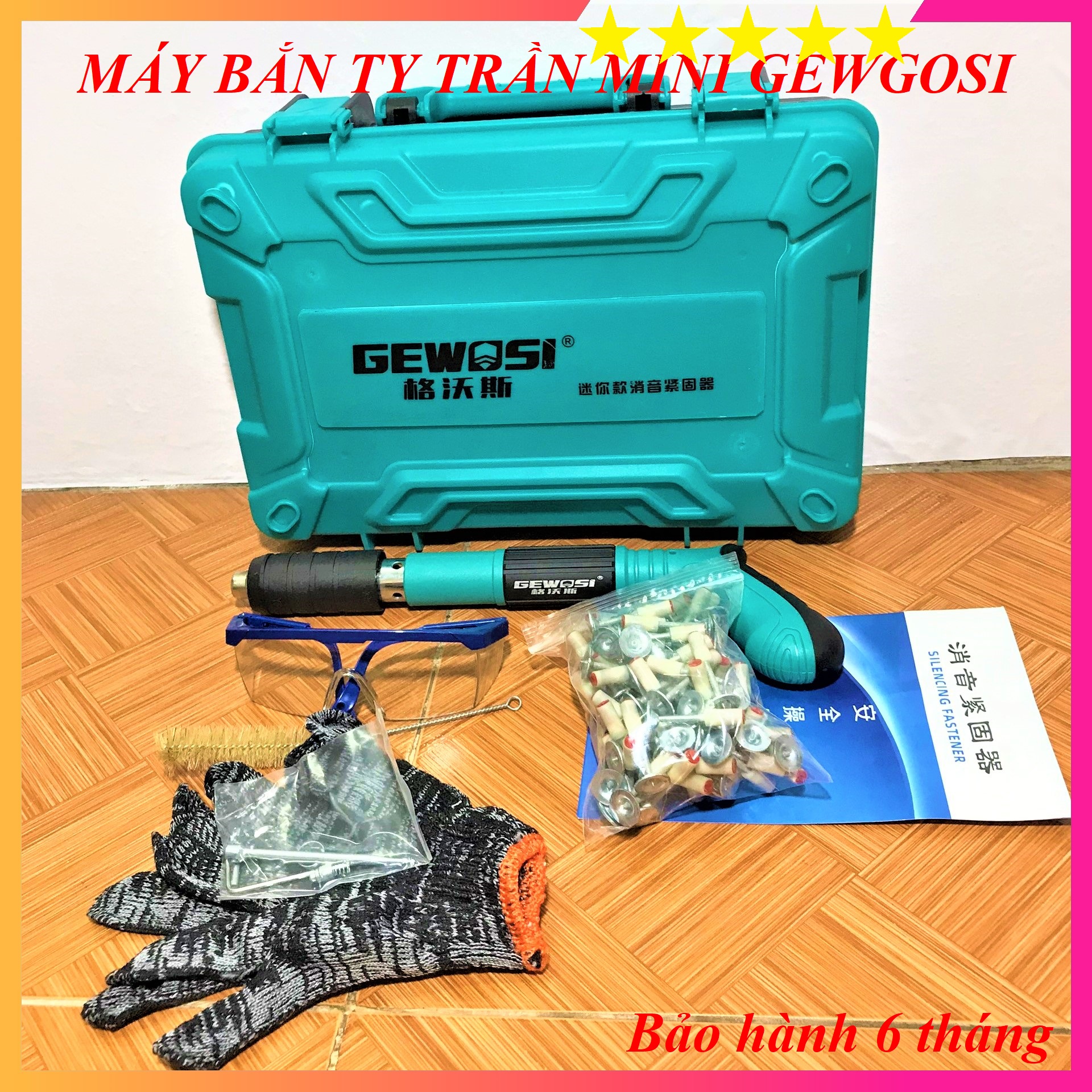 Máy bắn ti ren trần mini gewgosi - chuyên dụng thi công điện nước, thạch cao, điều hòa