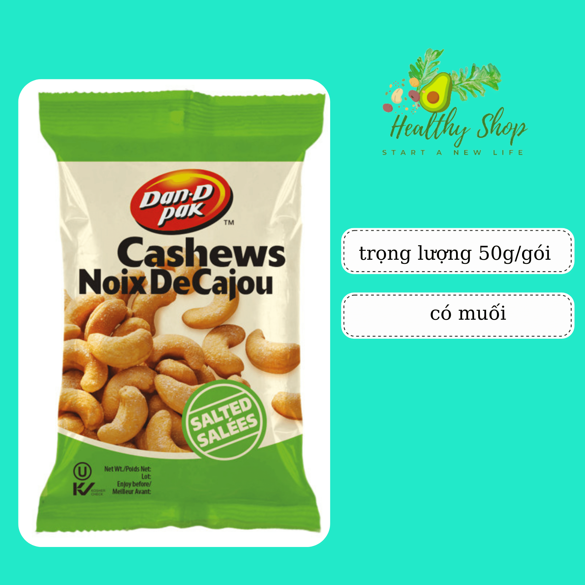 Hạt điều 50g