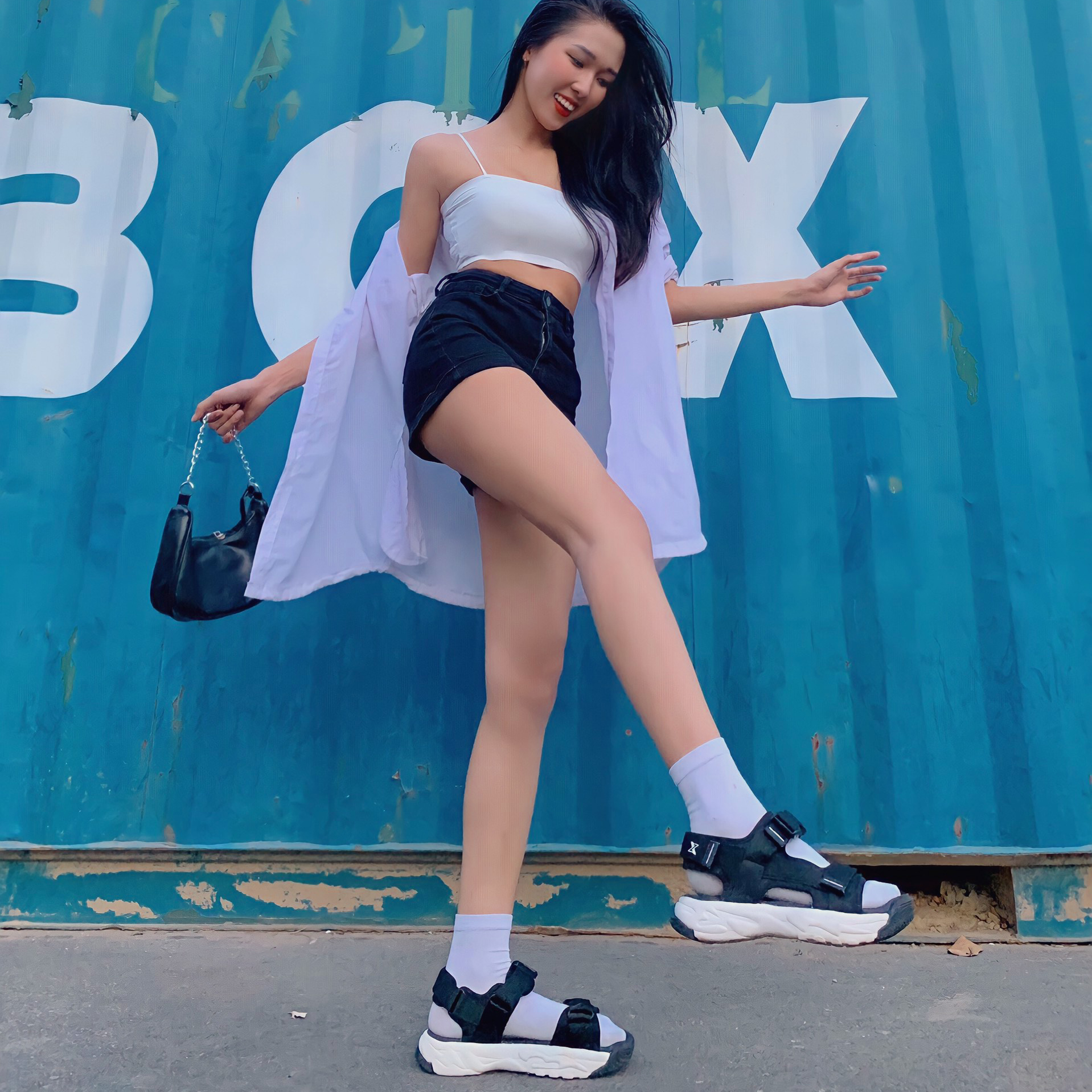 Giày Sandal ZX 2816 Nữ Đế Chunky