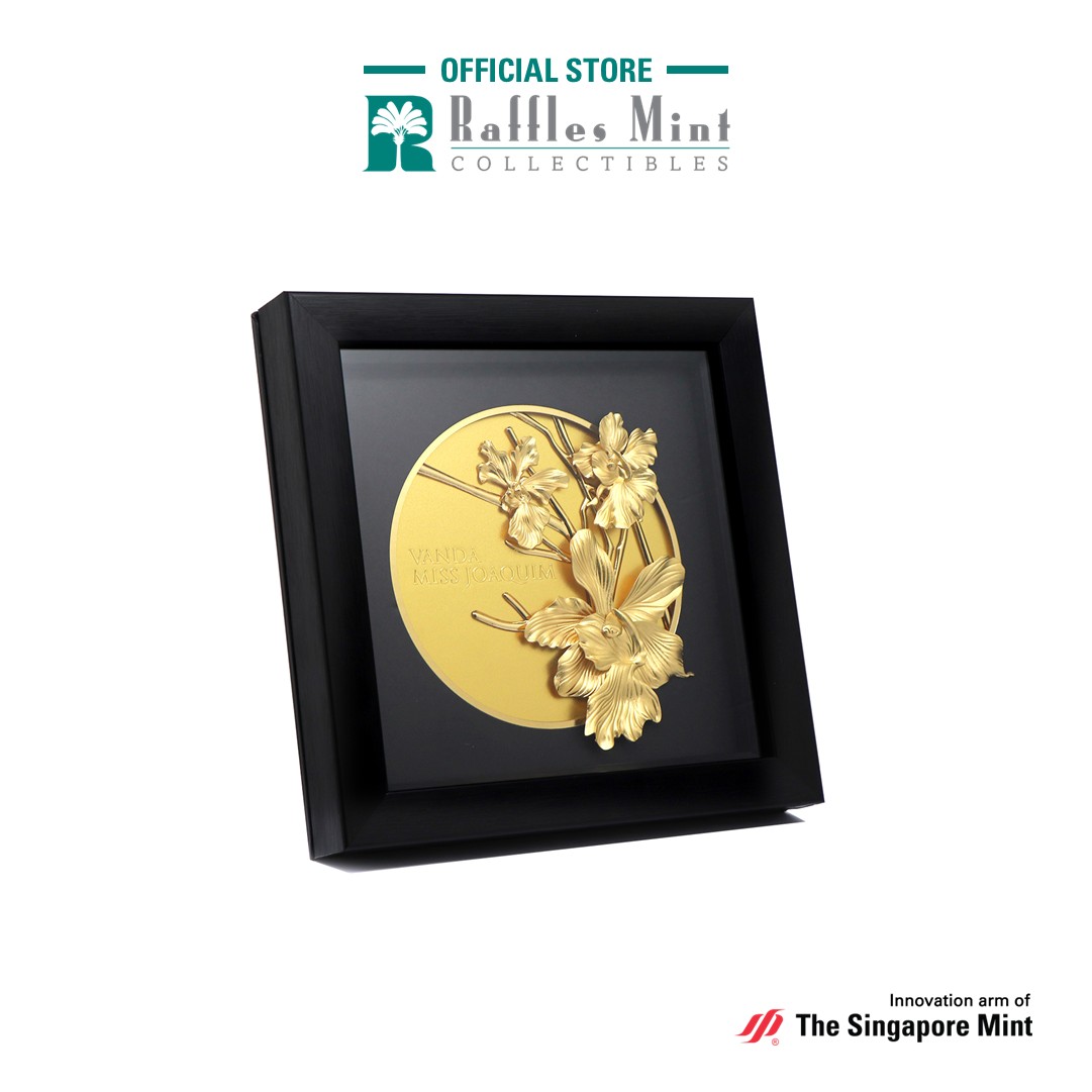 Singapore Mint Vanda Miss Joaquim 24K 金箔 302efe8b6aac1bd97bfa27eb356461