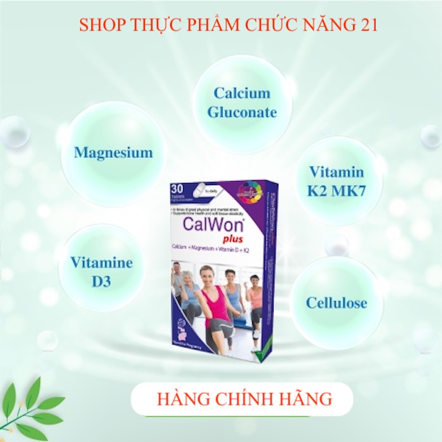 CALWON PLUS - Bổ xung canxi hữu cơ.