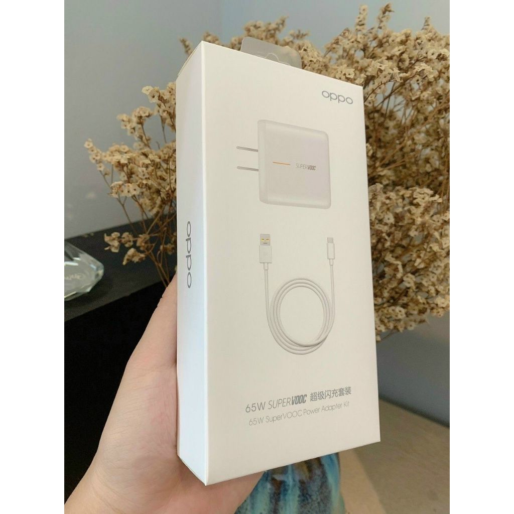 Bộ sạc siêu nhanh Super Vooc 6A 65W Chân TypeC