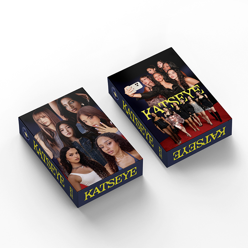 55pcs/box KATSEYE Photocard 2025 Album KPOP LOMO Card Collection