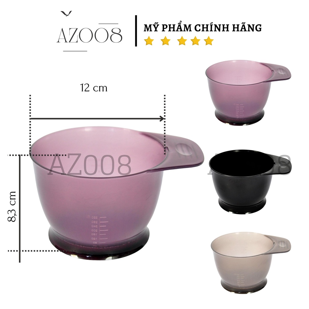 Dụng cụ nhuộm tóc cao cấp AZ008 chén pha thuốc nhuộm tóc