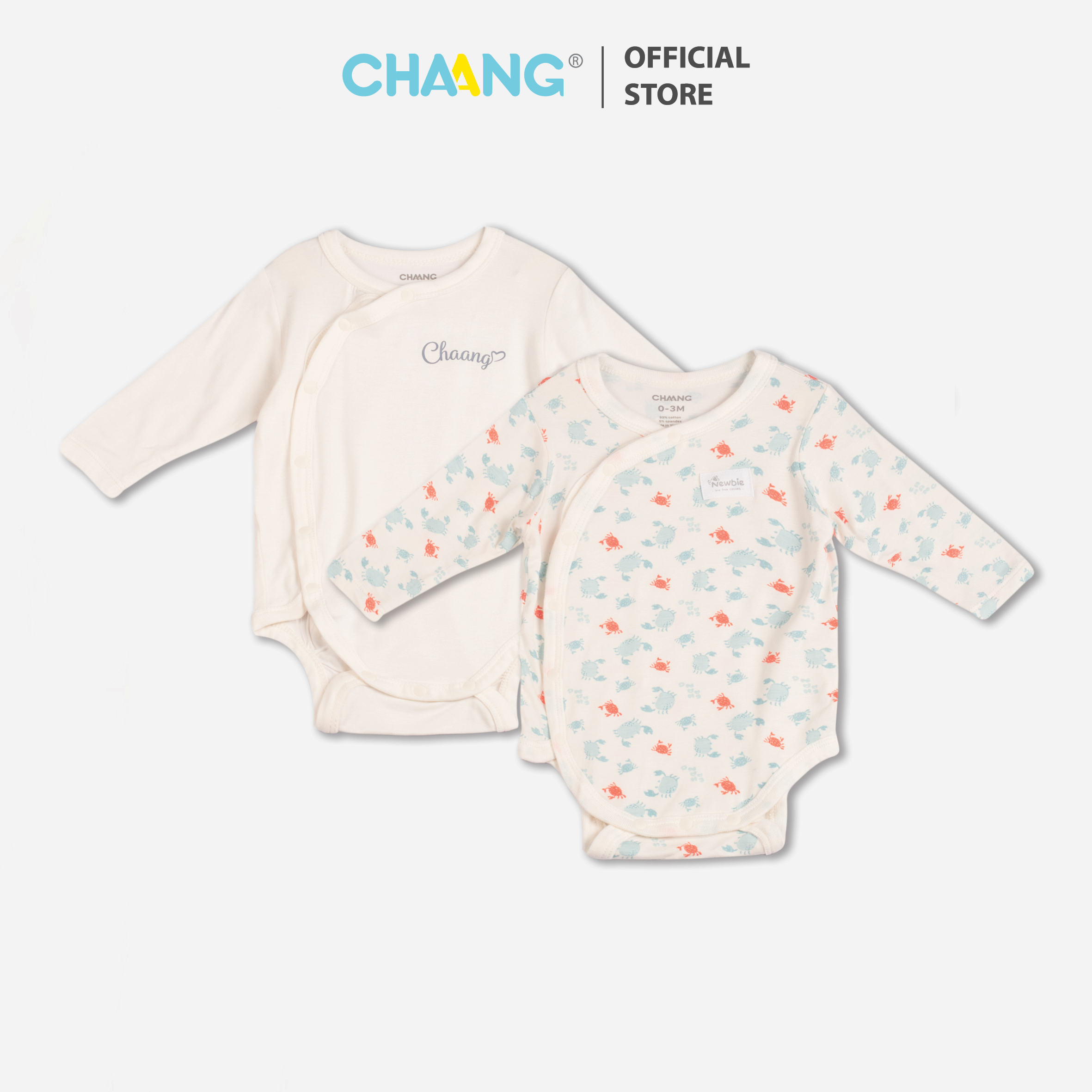[CHỈ 21-24.06-Nhập mã LAZADAFASHION2 giảm 20% đơn từ 199k] [CHAANG] Set 2 Bộ Bodychip Cho Bé Sea Chaang