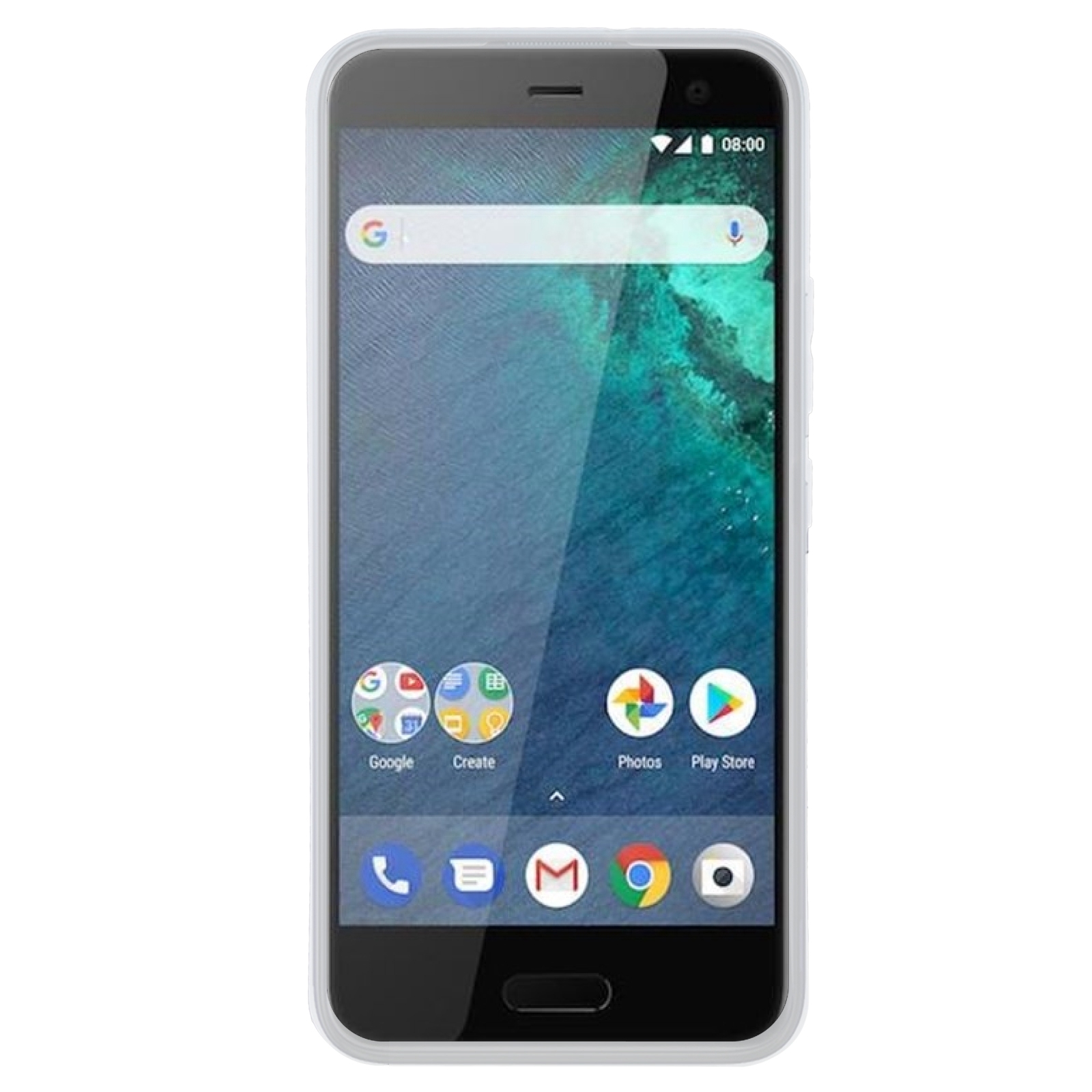 (Ready Stock)TPU Phone Case For HTC U11 Life(Transparent White)
