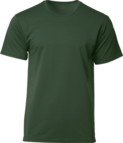 forest green dri fit shirt