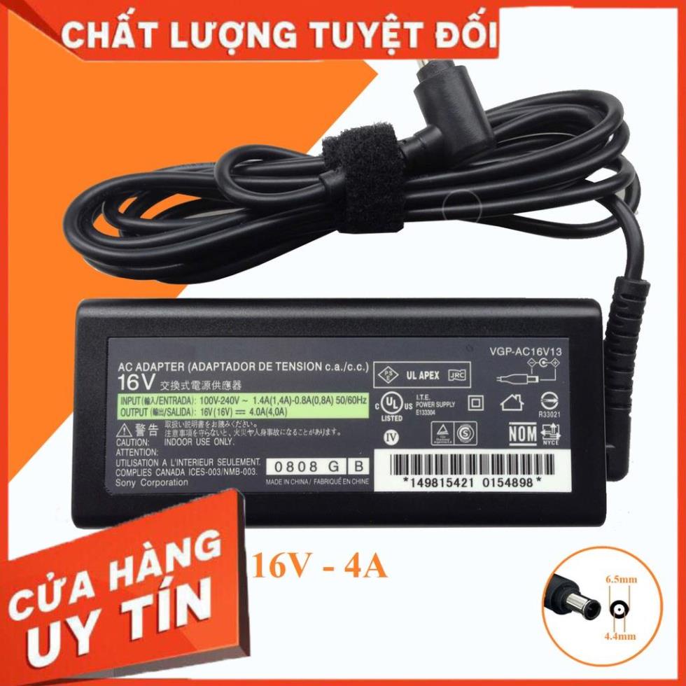 Hcm- cục sạc 16v - 4a dùng cho laptop sony pcga-ac16v6, vgp-ac16v8