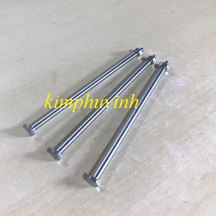 20 BỘ - 6x150mm BULONG M6 - BULON 6li