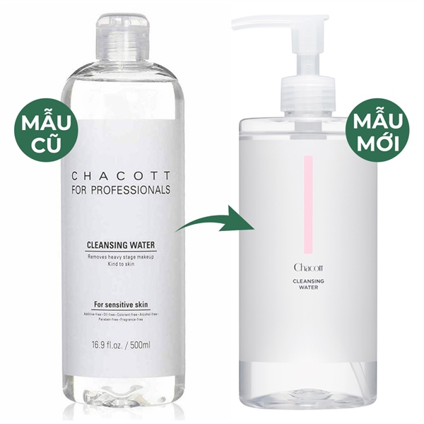 Nước Tẩy Trang Chacott Cleansing Water (500ml)