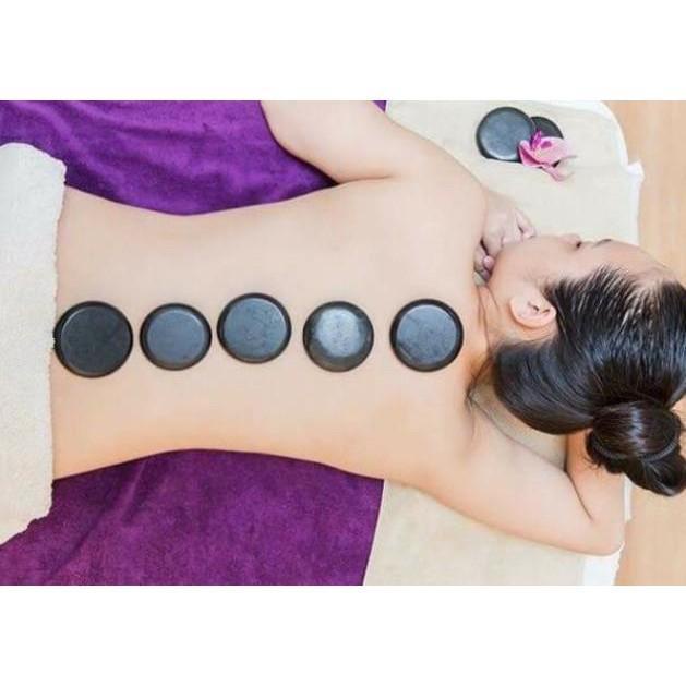 Đá Nóng Massage Cao Cấp Đả Thông Kinh Lạc Đá Núi Lửa Mát Xa Body