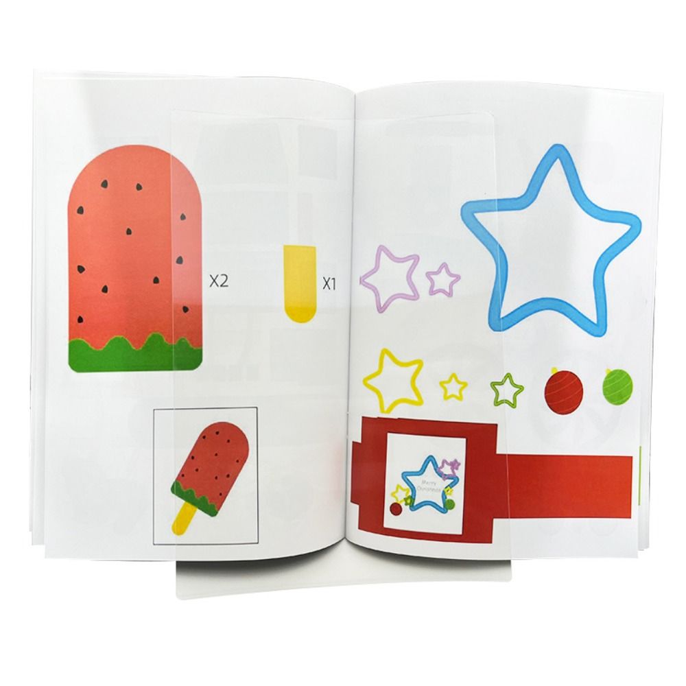 Cute 22/40 Patterns 3D Printing Pen Drawing Book Thick Paper Painting Template 3D Pen Paint Album Clear Plate Copying Drawing Board Early Education. 