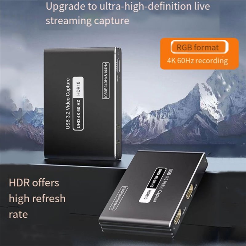 -Compatible Video Capture Card 4K 60fps 1080P 240fps Bypass HDCP HDTV ...