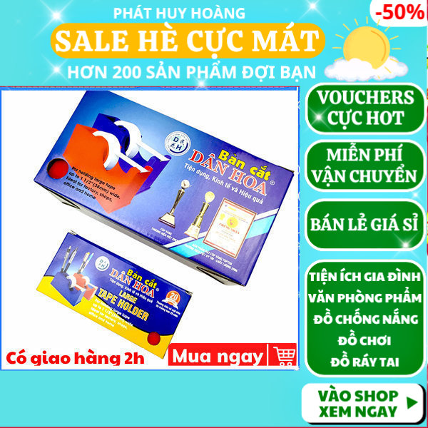Dụng cụ cắt băng dính để bàn chất lượng cao 2 kích thước , bàn cắt băng keo , bàn cắt băng keo lớn , bàn cắt băng keo giấy , bàn cắt băng dính , ban cat bang keo , dụng cụ cắt băng keo , Phát Huy Hoàng