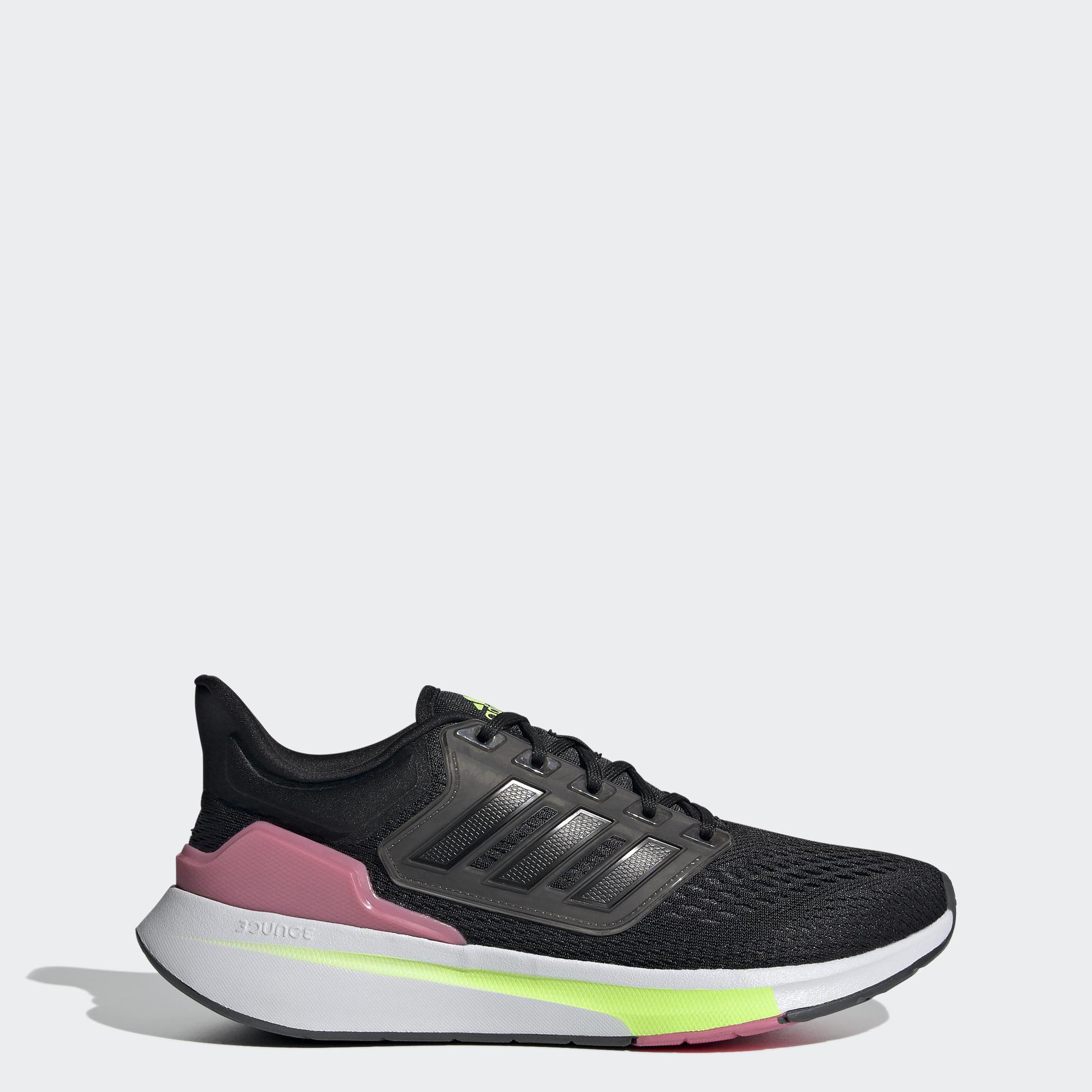 Adidas chạy giày chạy bộ eq21 nữ đen h68076