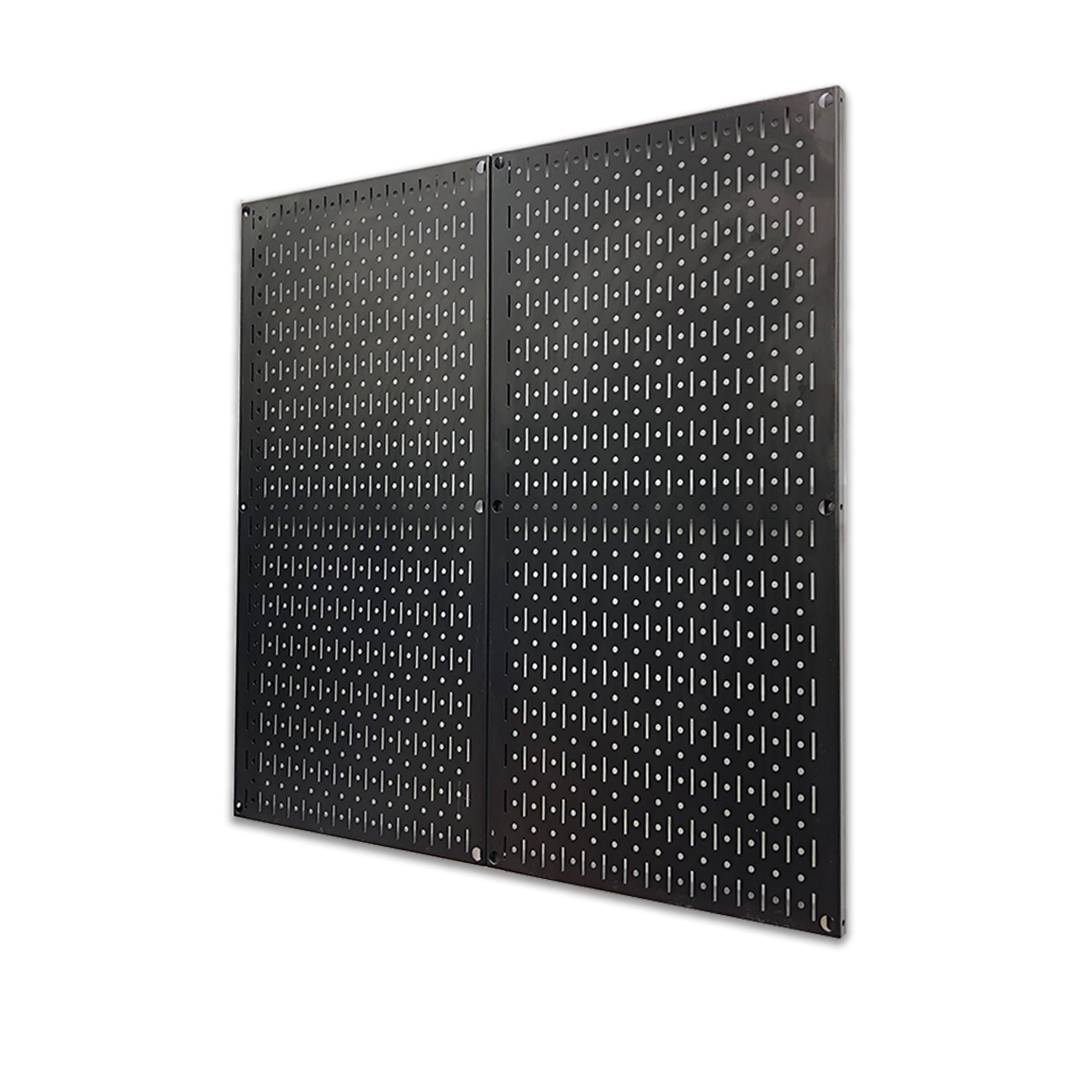 Bộ 2 Bảng treo dụng cụ SMLIFE Pegboard đứng 80×40 – Đen