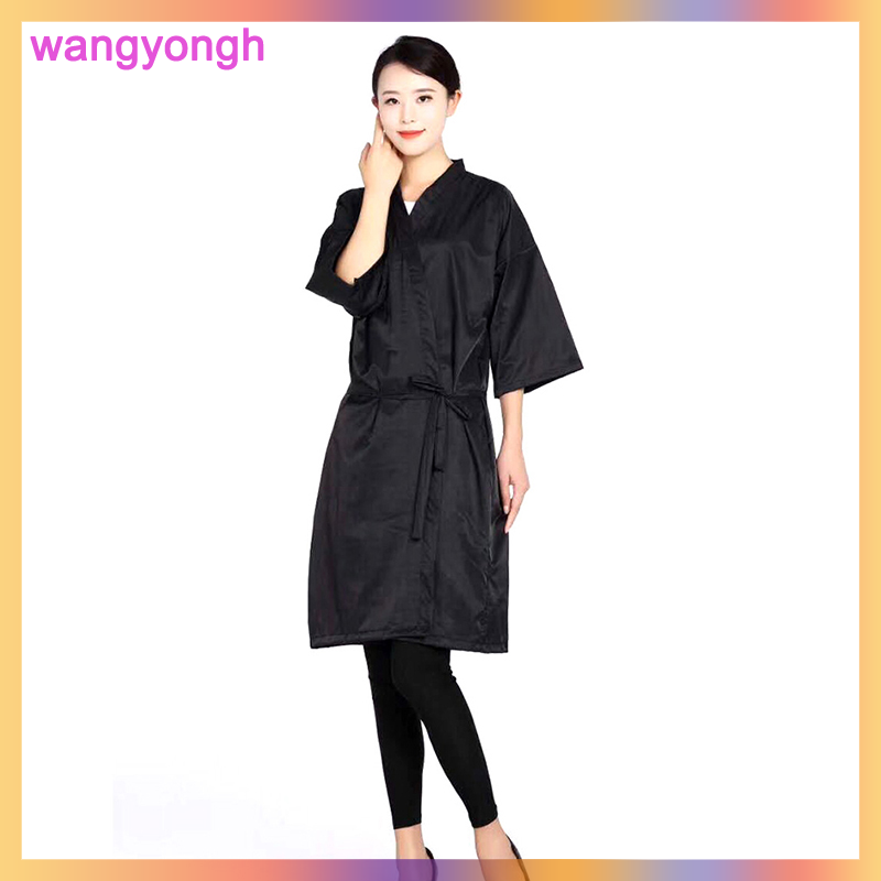 Wangyongh Ditur Áo Choàng Khách Hàng Salon Trọng Lượng Nhẹ Áo Choàng Cắt Tóc Cho Salon Tóc Áo Choàng