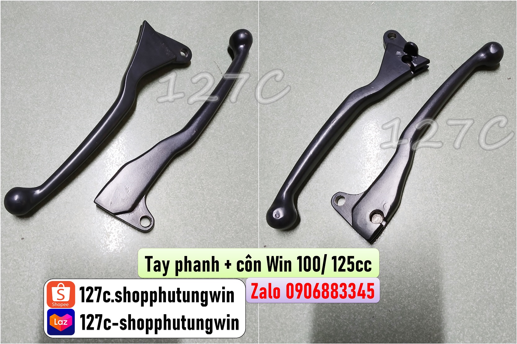 [HCM] Tay phanh thắng + Tay côn Win 100/ 125cc