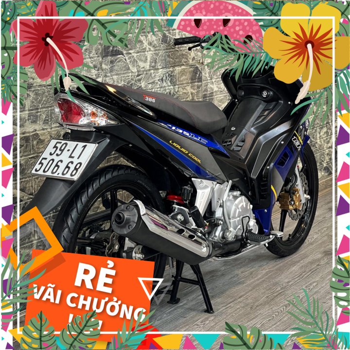 Tem rời Exciter 2010 - Mẫu LC135 xanh đen