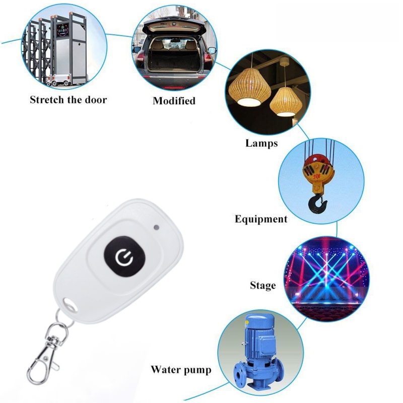 433mhz Rf Wireless Remote Control 1 2 3 Buttons 1527 Learning Code For ...