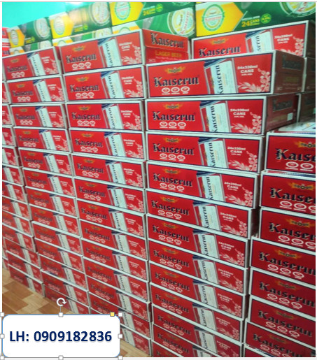 BEER KAISRIN LAGER. (Sản xuất theo tiêu chuẩn công nghệ của Đức).