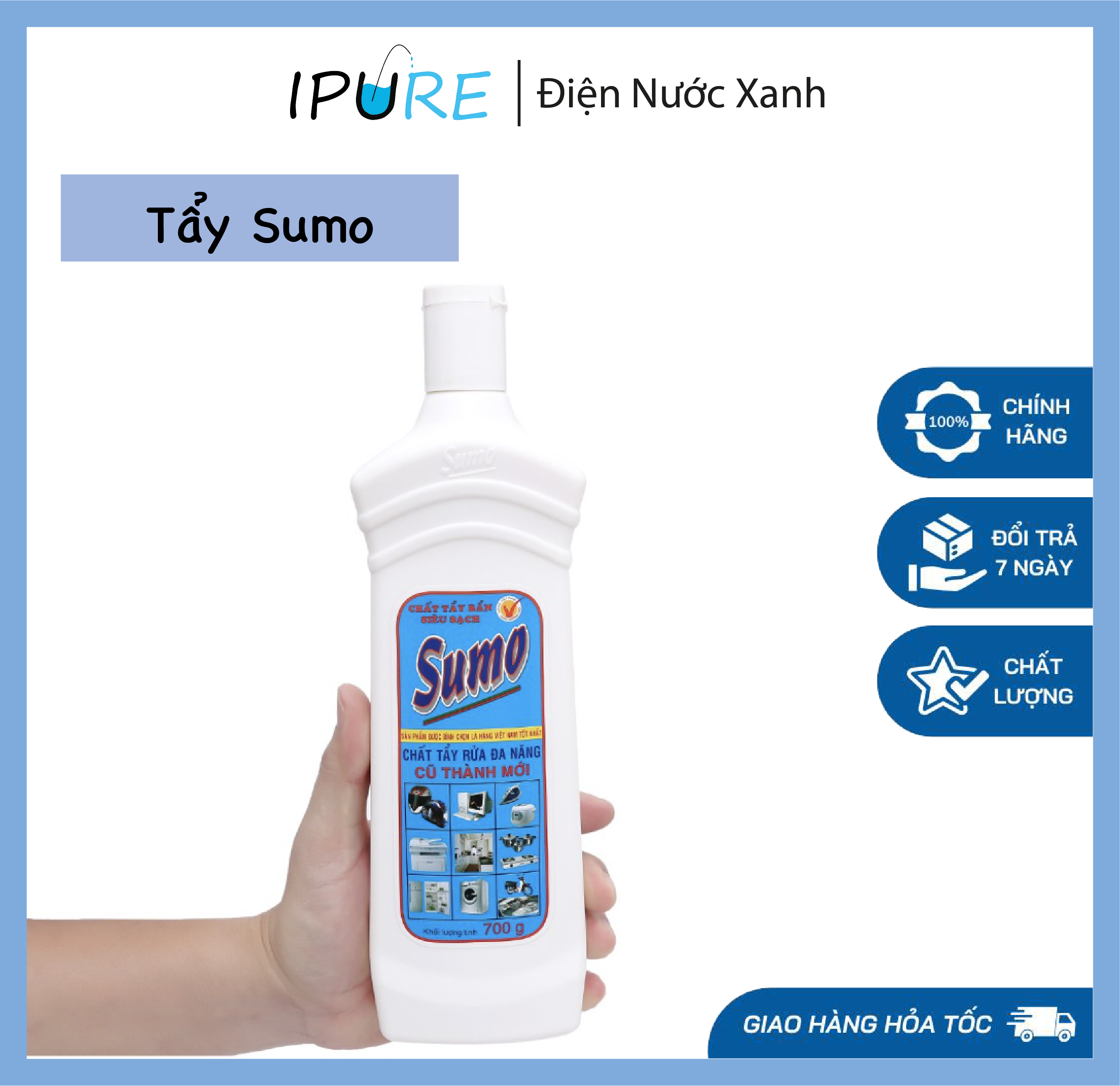 Sumo Chất Tẩy Rửa Đa Năng 350gr 700gr (Cam Kết Chính Hãng)