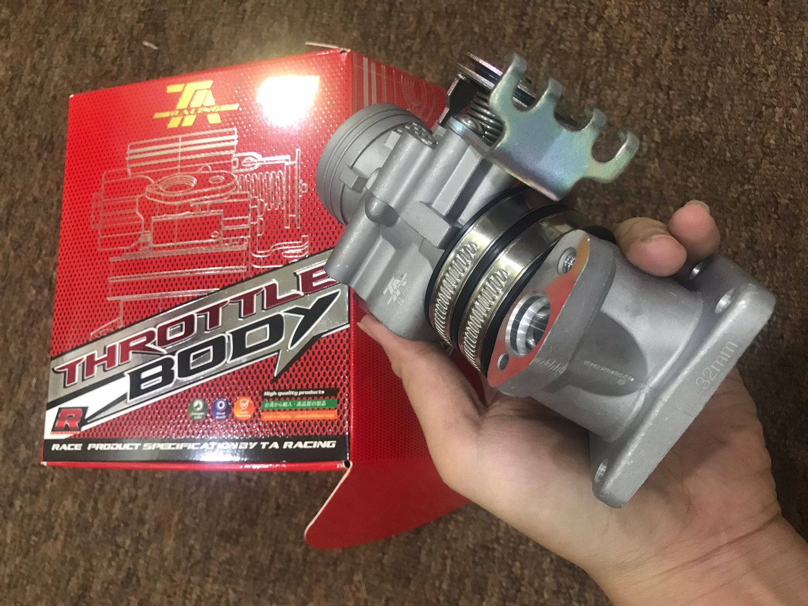 Họng xăng ATE size 32 cho Exciter 150.