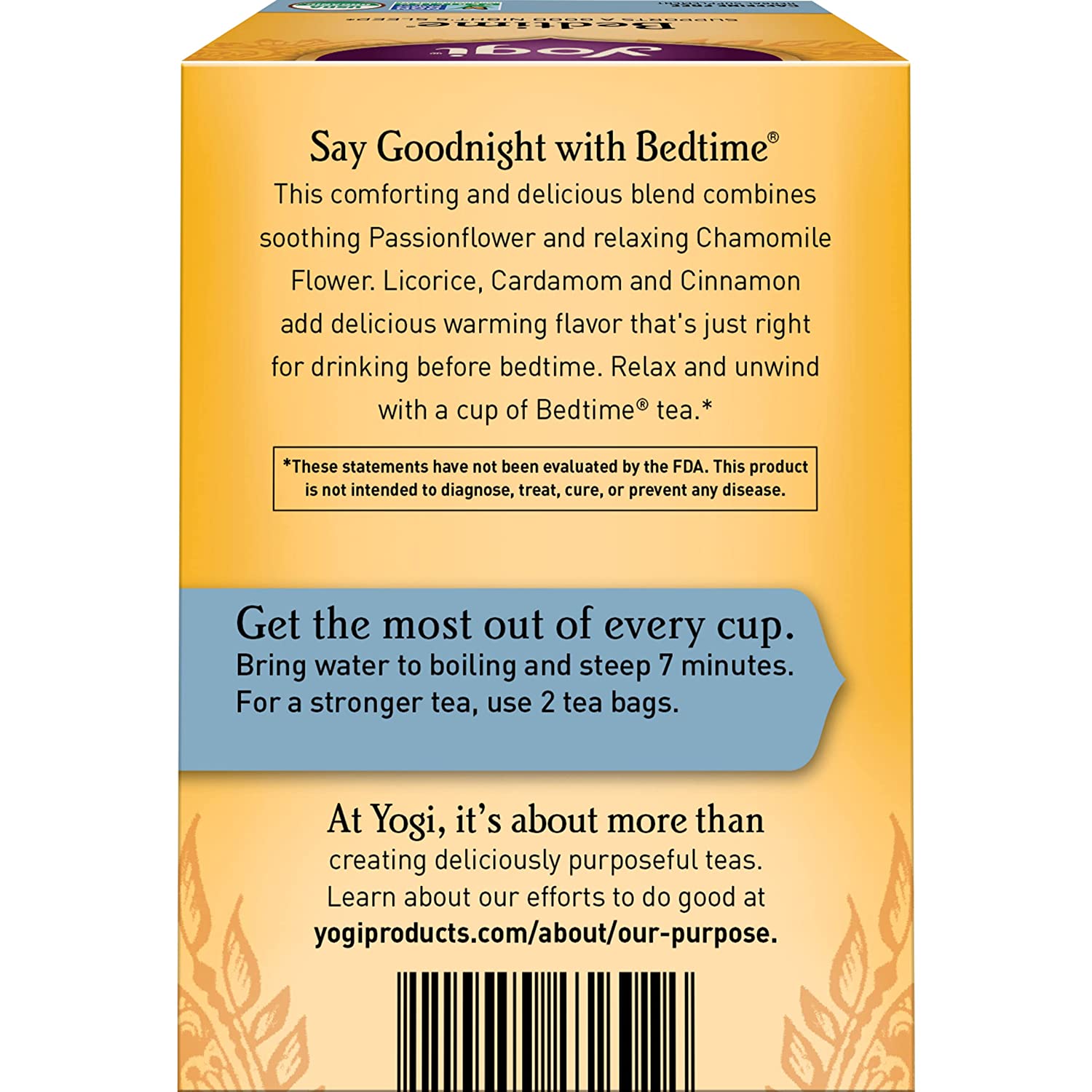 [Yogi Tea Bedtime] Trà Hữu Cơ Hỗ Trợ Đêm Ngon Giấc