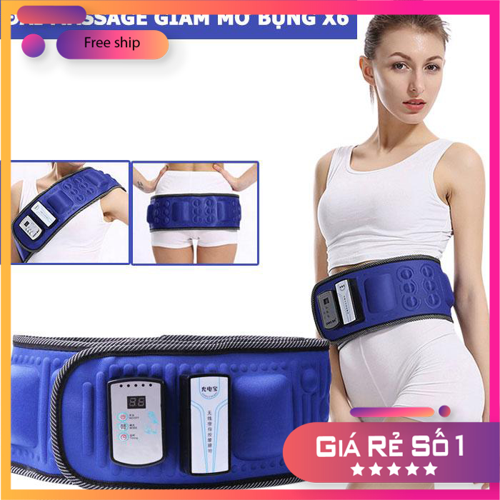 Đai massage x5 - máy masage giảm bụng eo - máy matxa giảm mỡ bụng một cách nhanh chóng (bảo hành 6 tháng]