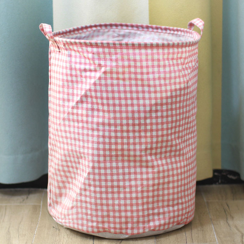 Dirty Cloth Basket Fabric Art Dirty Cloth Basket Folding Storage Basket Dirty Cloth Doll Storage Bucket Cotton Linen laundry basket