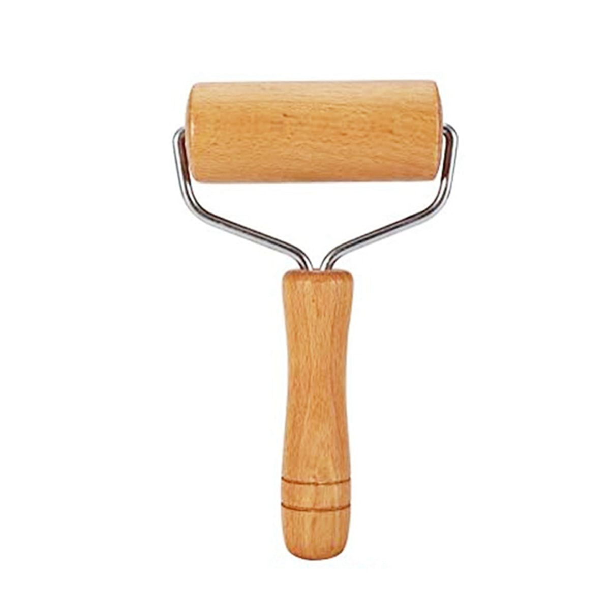 Small Rolling Pin, Wooden Dough Roller, Non-Stick Pizza Roller, Dough- Roller Set for Home Kitchen Baking Cooking Durable Easy to Use