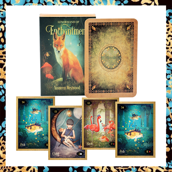 Lenormand of Enchantment Card Deck | Size 8.8x6cm | Oracle Card | Divination Cards