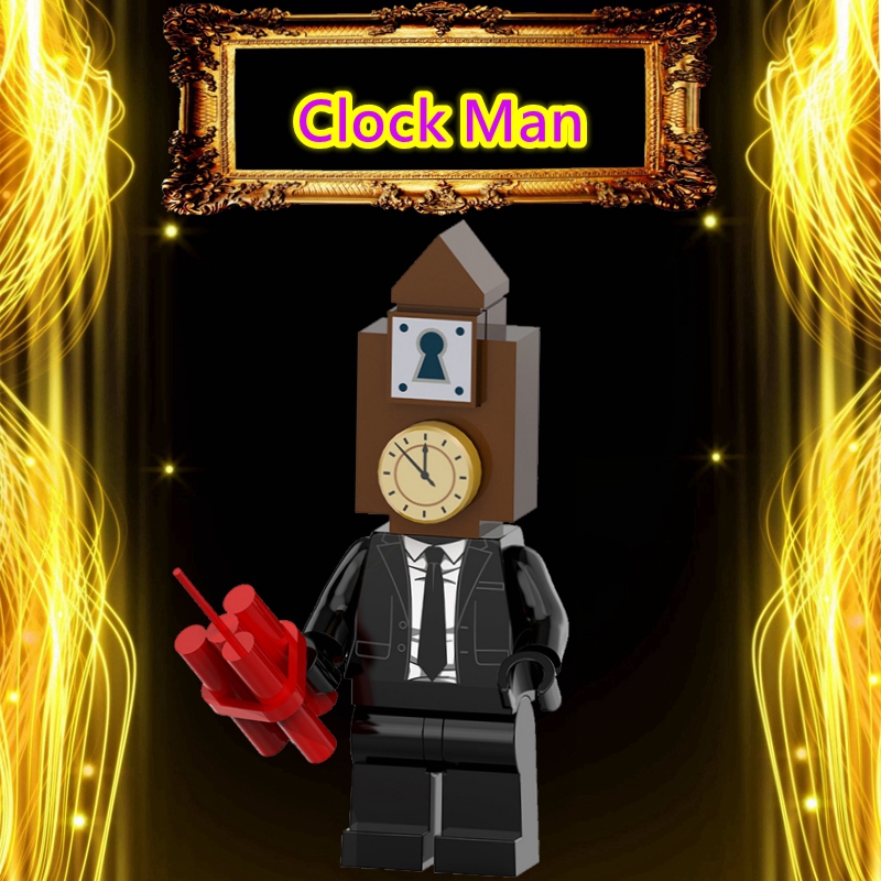 Titan Clockman Cute Anime Cartoon Birthday Gift Education Toys For ...