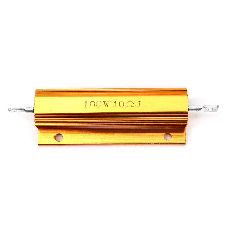 1/2/4/8/10 Ohm 100W Watt Shell Power Aluminum Housed Case Wirewound Resistor New.