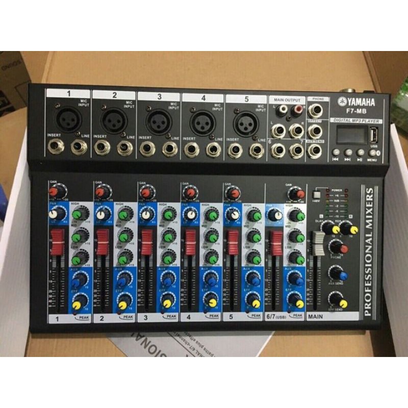 BÀN TRỘN MIXER F7 USB BLUETOOTH BÀN TRỘN ÂM