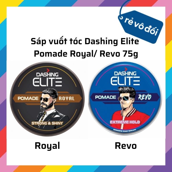 Sáp vuốt tóc Dashing Elite Pomade Royal Revo 75g