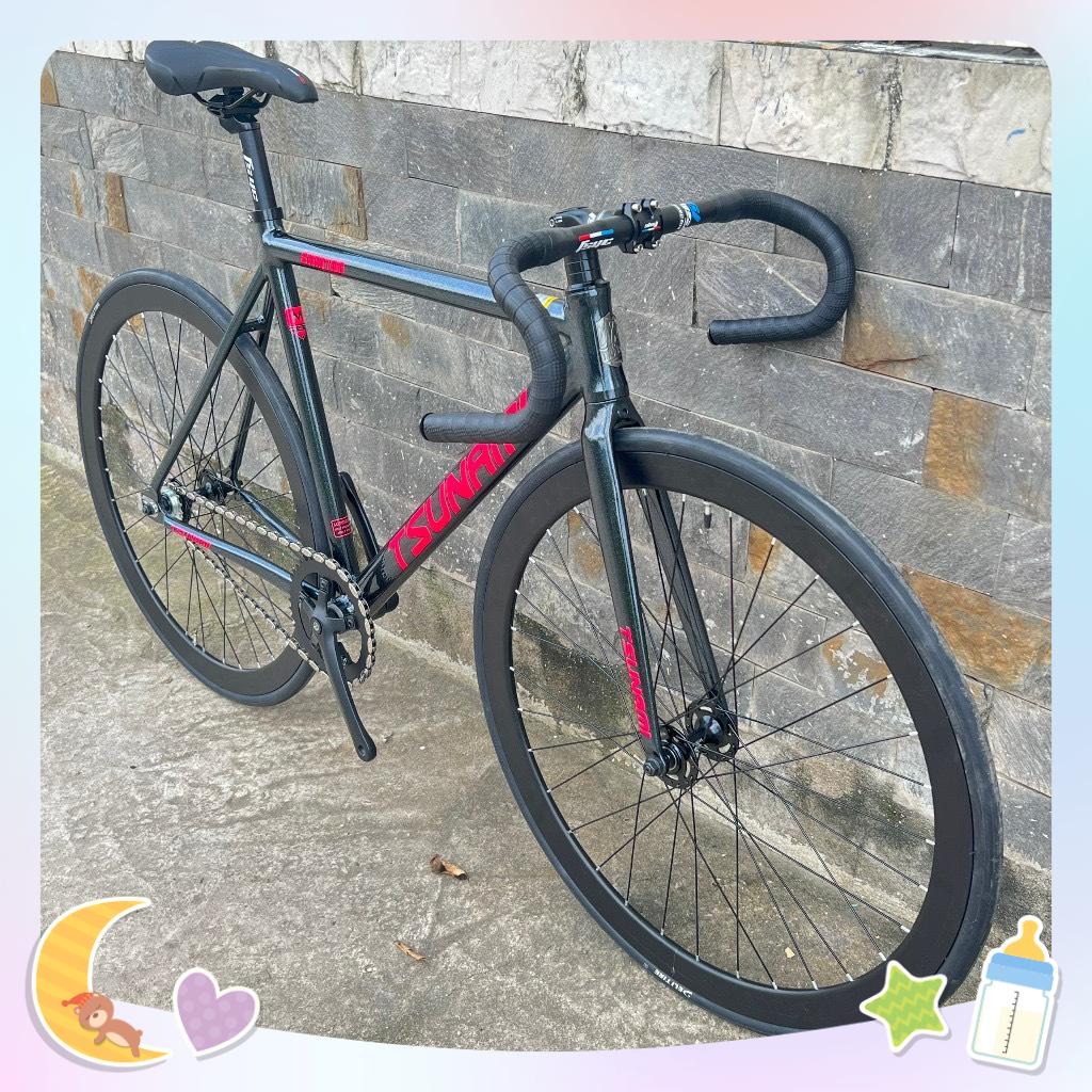 ghi đông cong xe đạp Fixed gear ( chất nhôm cổ 25.4 ) .