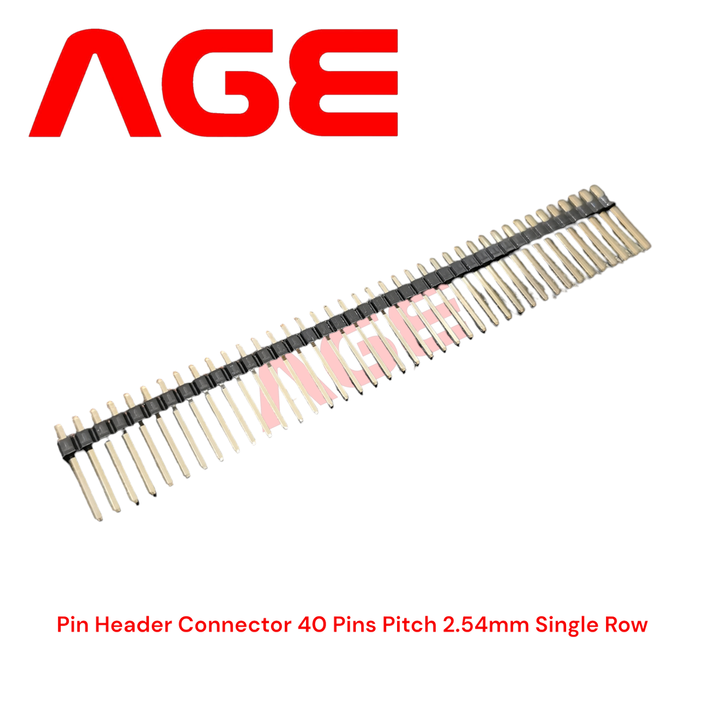 Pin Header Connector 40 PIN Pitch 2.54mm Single Row | Lazada.co.th