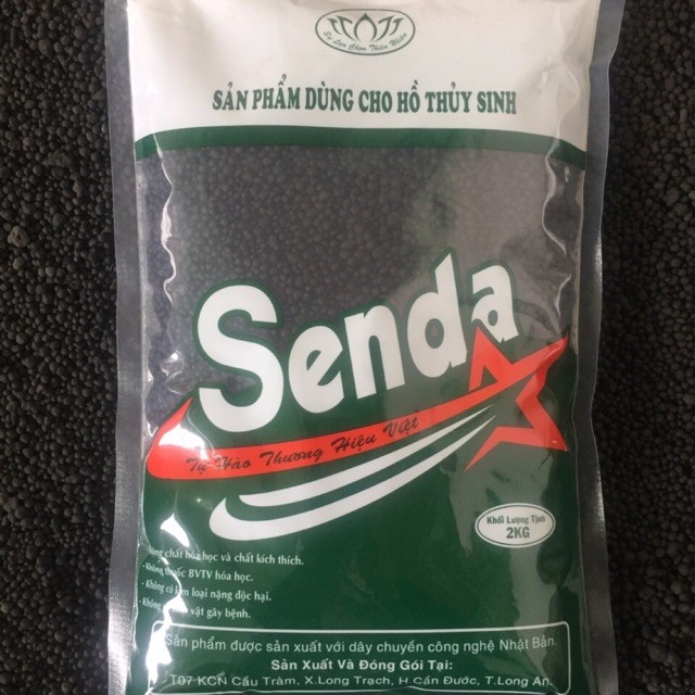 PHÂN NỀN SENDA CHO HỒ THỦY SINH - BAO 2KG