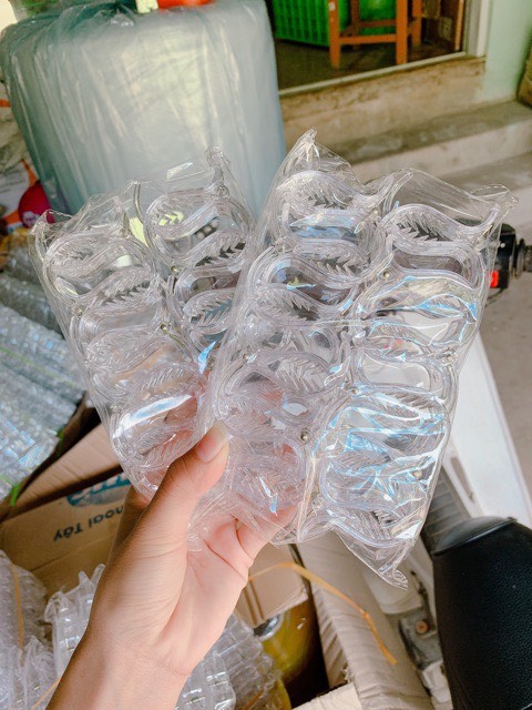 Kẹp tóc càng cua trong suốt Cao Cấp 3 Răng P0216
