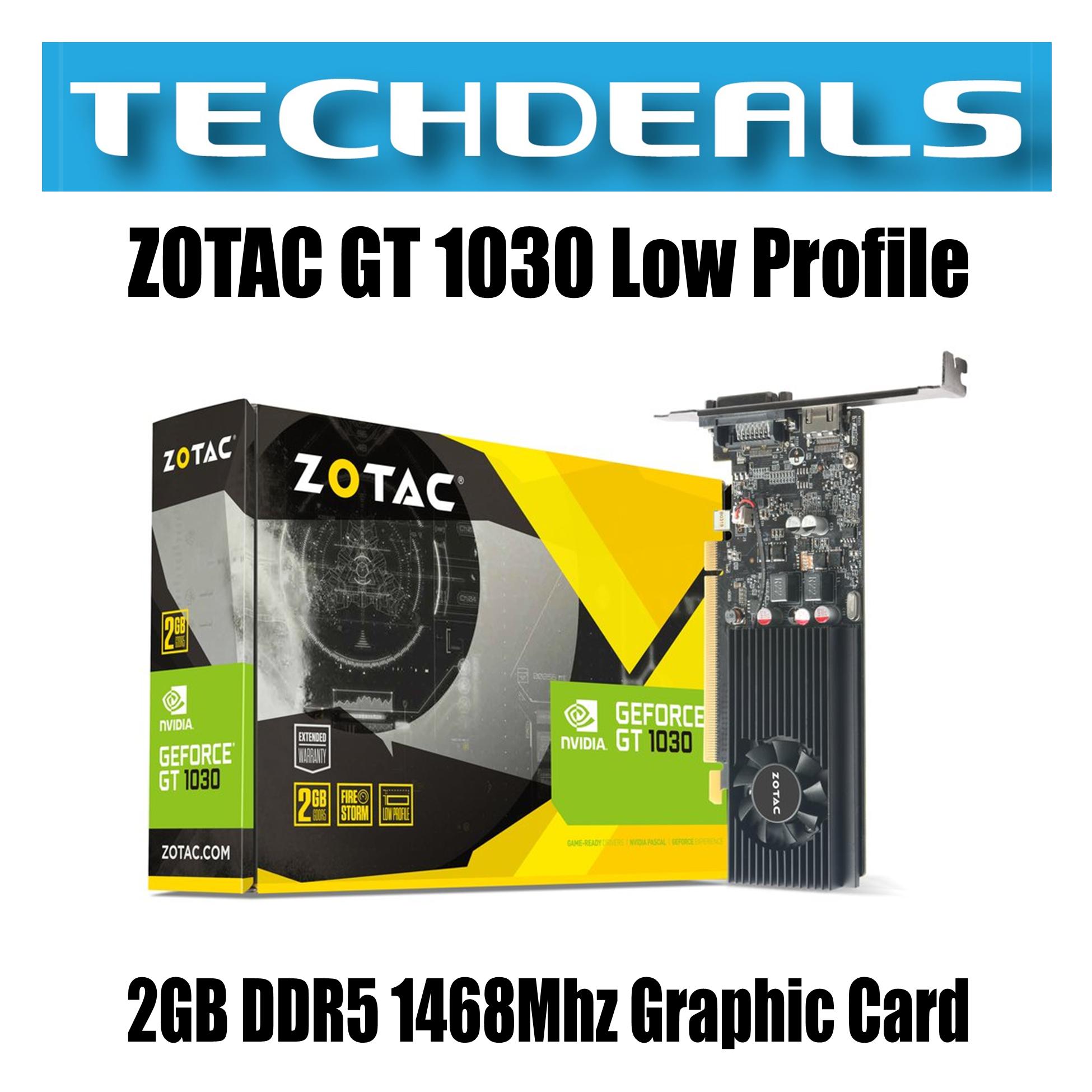 Zotac Geforce Gt 1030 Low Profile ZOTAC GT 1030 Low Profile 2GB