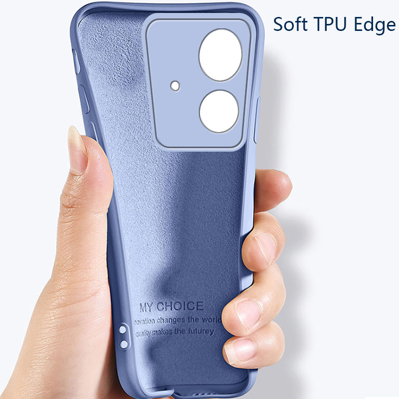 Sroof For Realme Note 60 60x Liquid Silicone Macaron Candy Color TPU Falling and shockproof Soft Phone Case Shell Protector Back Cover.