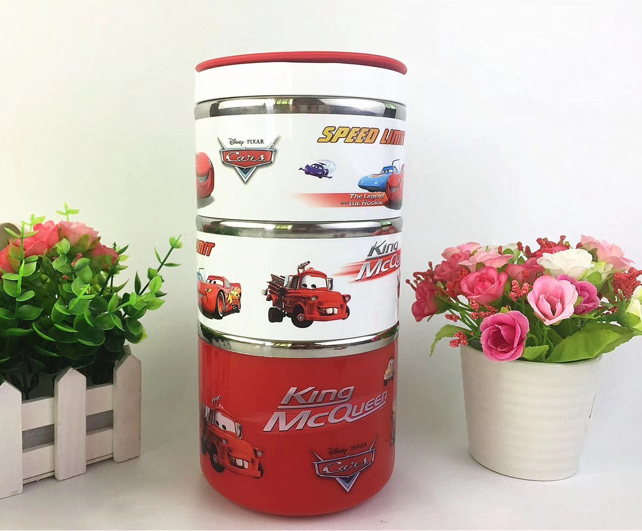 [HCM]hộp cơm 3 tầng doremon, kitty, minion - hộp cơm 3 tầng