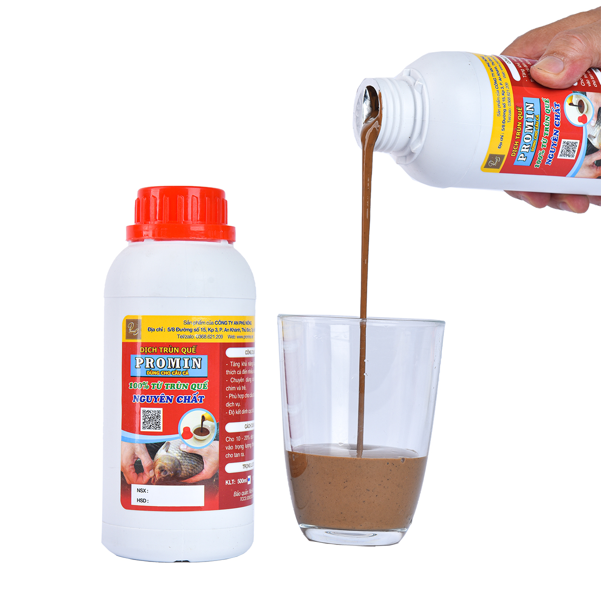 Combo mồi câu cá từ trùn quế MINI 130K