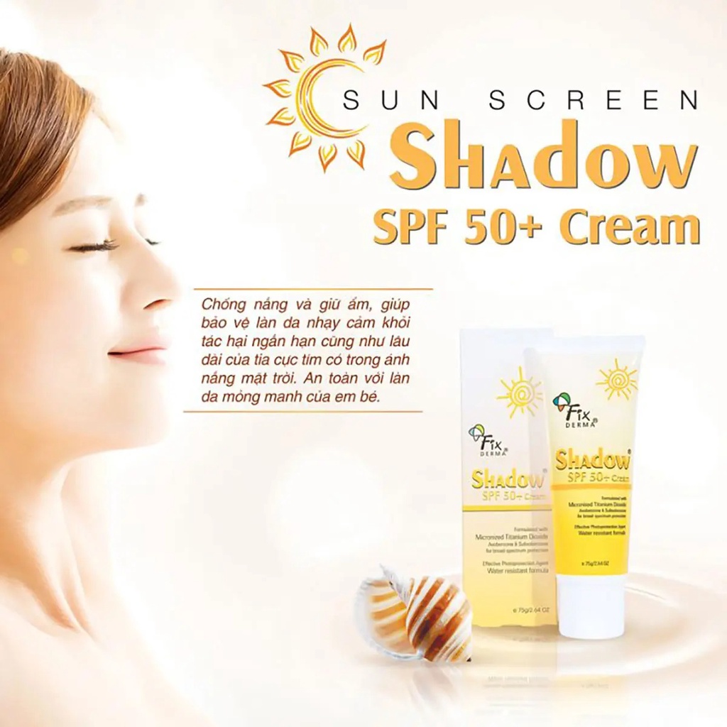 Kem chống nắng Fixderma Shadow SPF 50+ Cream (Fix Derma)