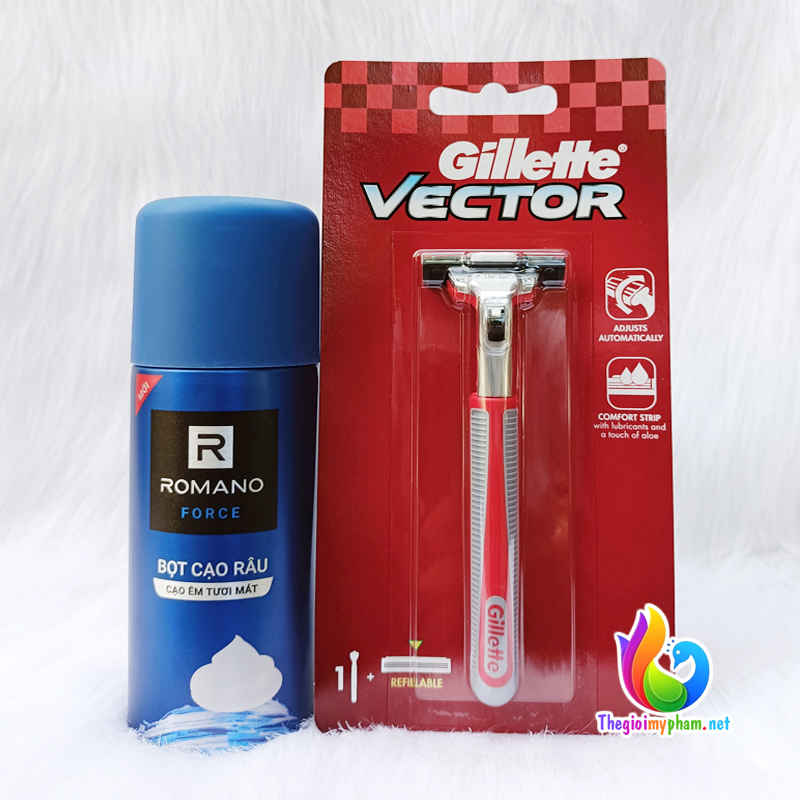 Bọt Cạo Râu Romano 175ml/Dao Cạo Râu Gillette