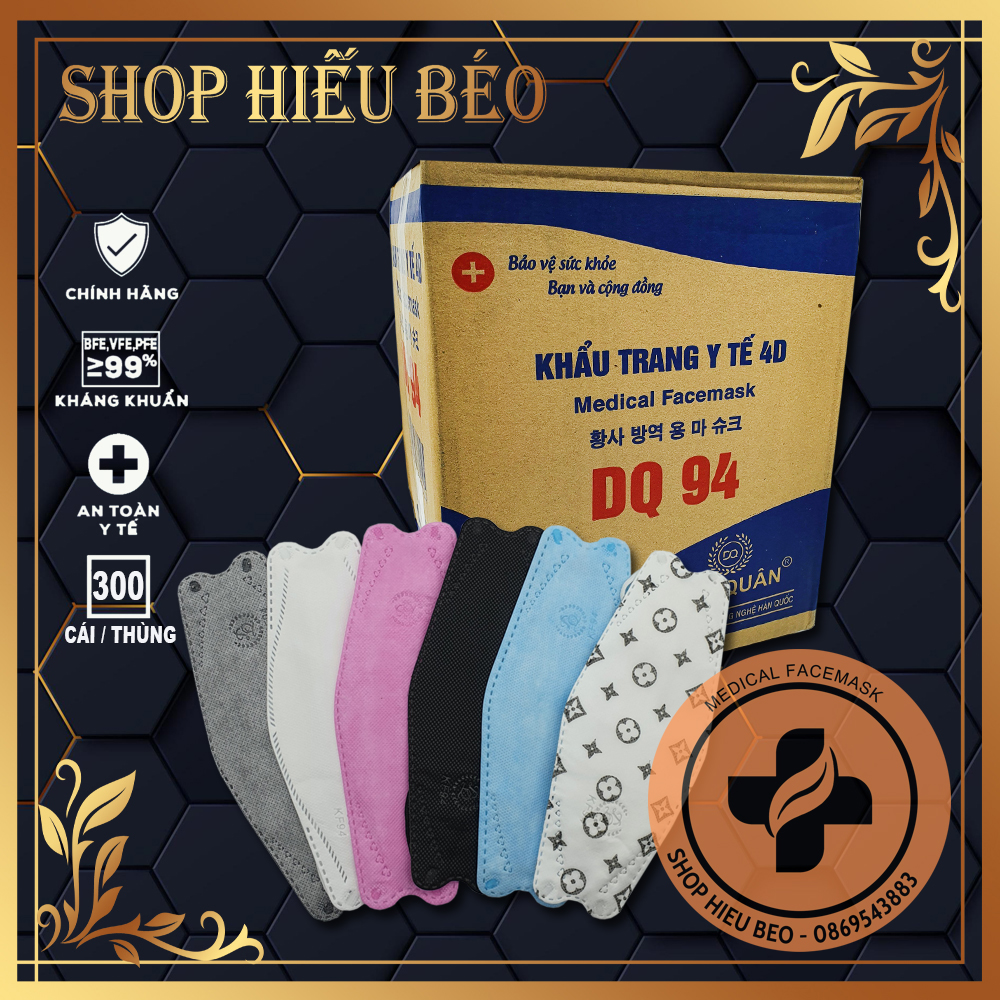(KF94) Sỉ thùng khẩu trang kf94 gôm 300 cái