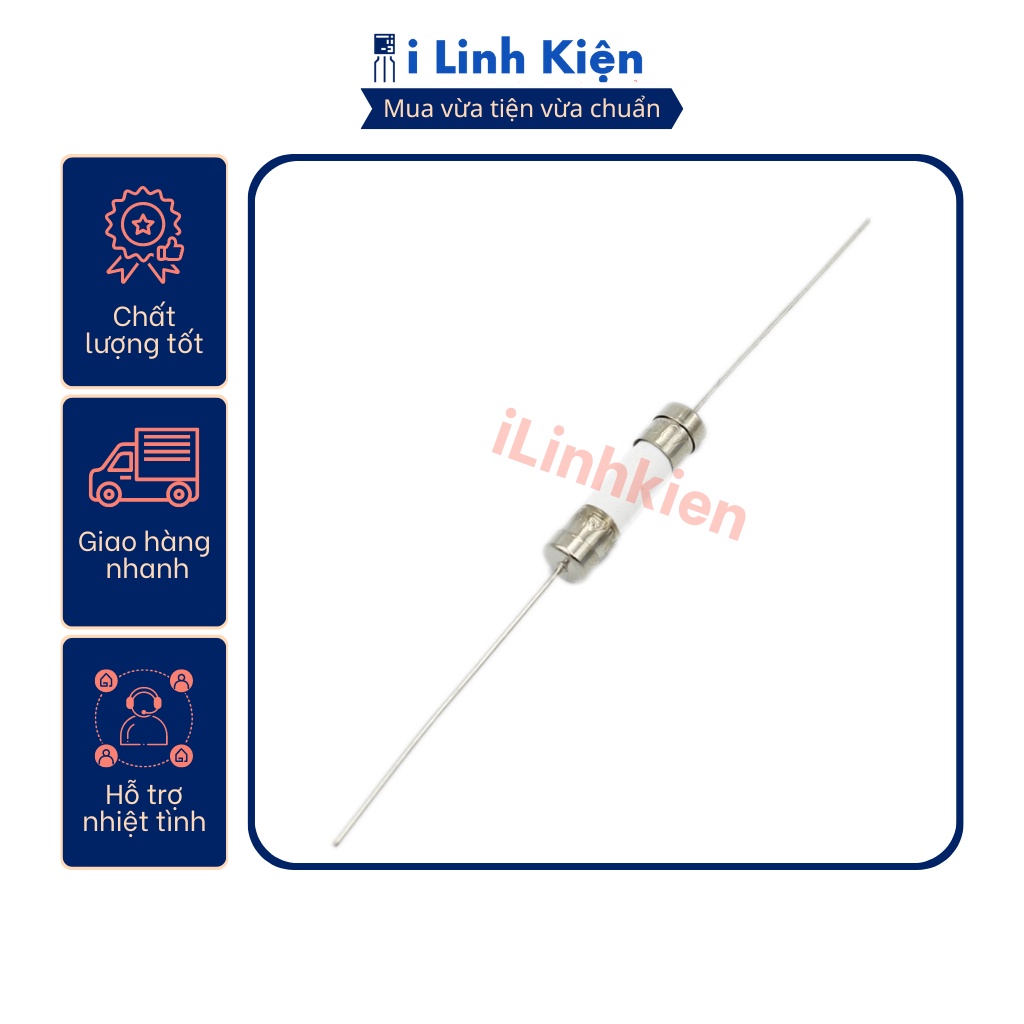 Cầu chì bếp từ 10A/15A/20A 5x20mm.