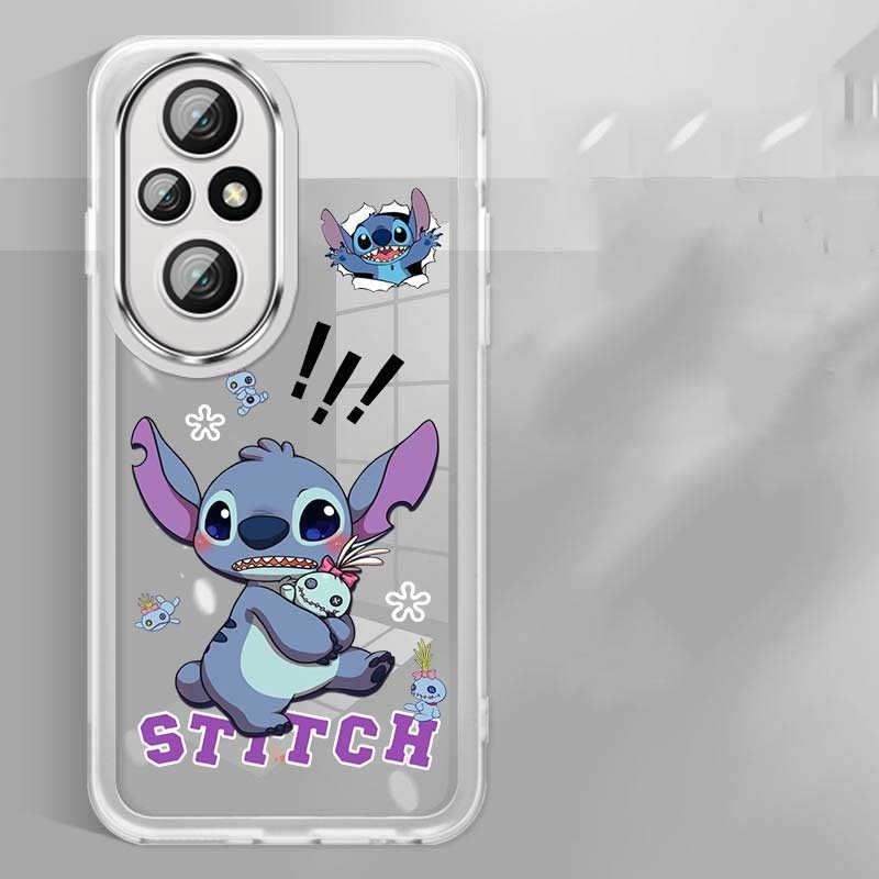 Honor 200 Pro 200Pro HONOR200 Lite Casing Scared Stitch Demon Plated Camera Frame Case Straight Side Casing. 